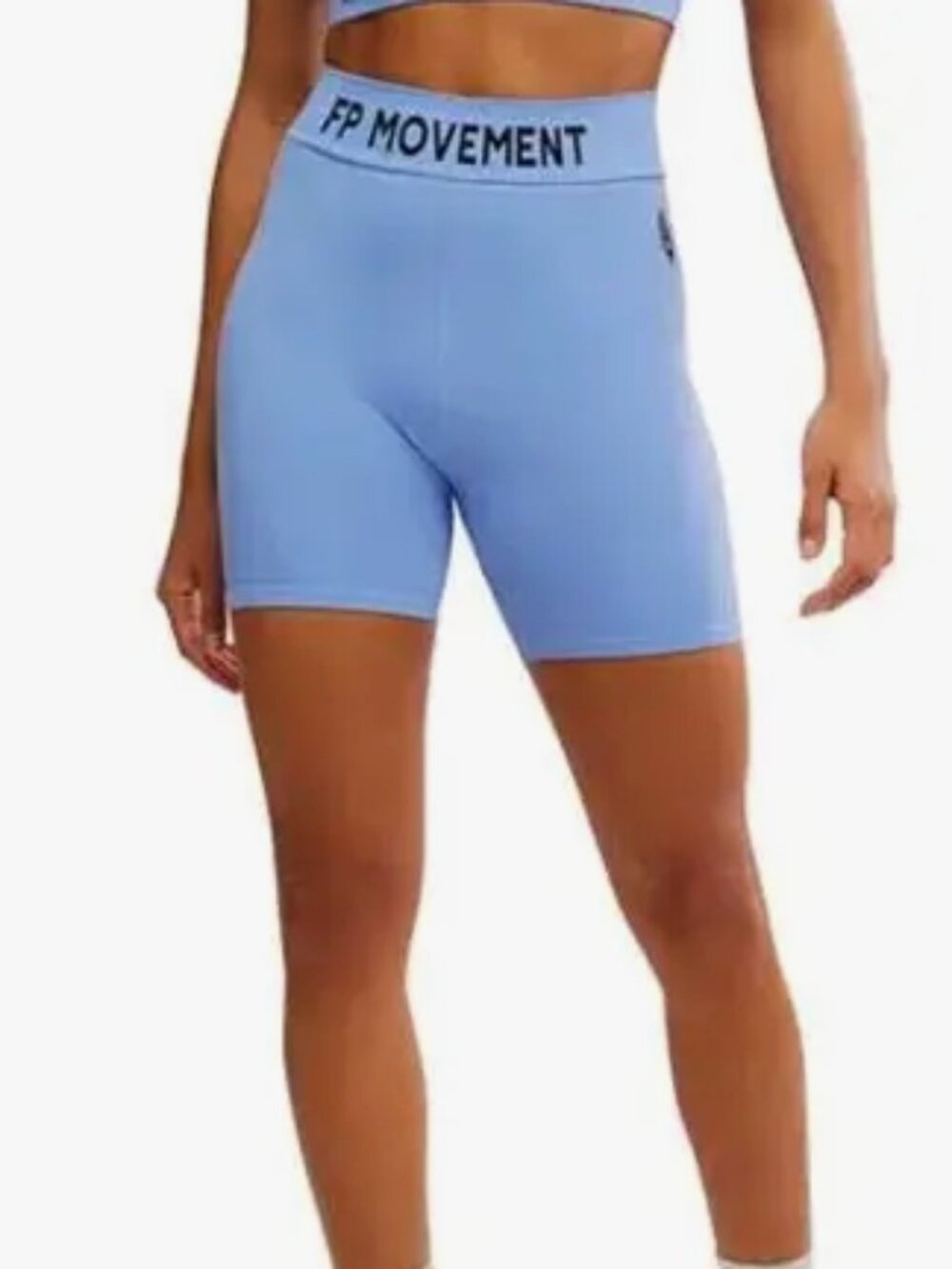 Free People Long Haul Bike Shorts size XS/S NWOT Baby Blue